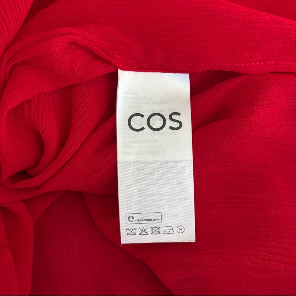 COS Atelier. The Crinkled Silk-Chiffon Silk Blouse. Brand New. Retail Price:$225 - Picture 8 of 16
